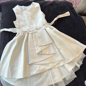 Bonnie Jean Cream Formal Kids Dress